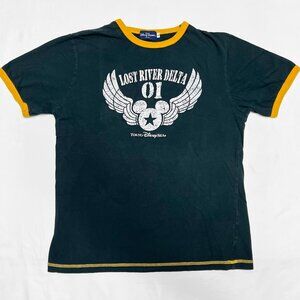 Tokyo Disney Sea Shirt Men's M, Indiana Jones Area, Lost River Delta